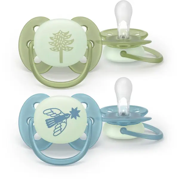 Philips Avent Philips Avent Ultrasoft Night SCF094/05 18+m duda Neutral 2 kos