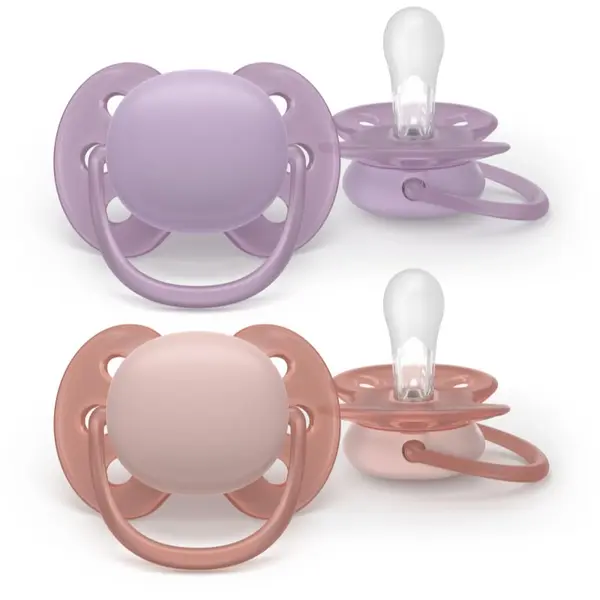 Philips Avent Philips Avent Ultrasoft SCF091/43 6-18 m duda Girl 2 kos