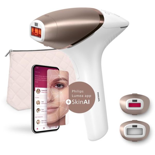 Philips Philips Lumea IPL 9900 SkinAI BRI950/01 IPL epilator za telo, obraz, predel bikinija in pazduhe 1 kos