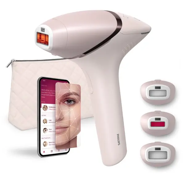 Philips Philips Lumea IPL 9900 SkinAI BRI953/02 IPL epilator za telo, obraz, predel bikinija in pazduhe 1 kos