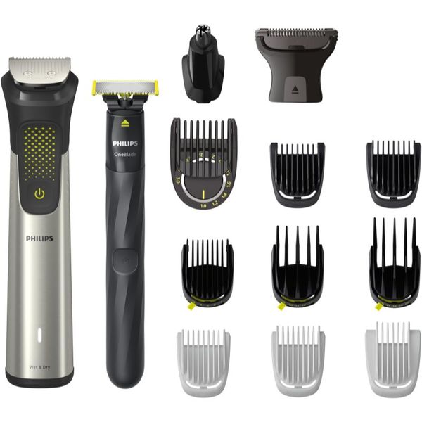 Philips Philips Series 9000 MG9552/15 večnamenski strojček za striženje + OneBlade Face 1 kos