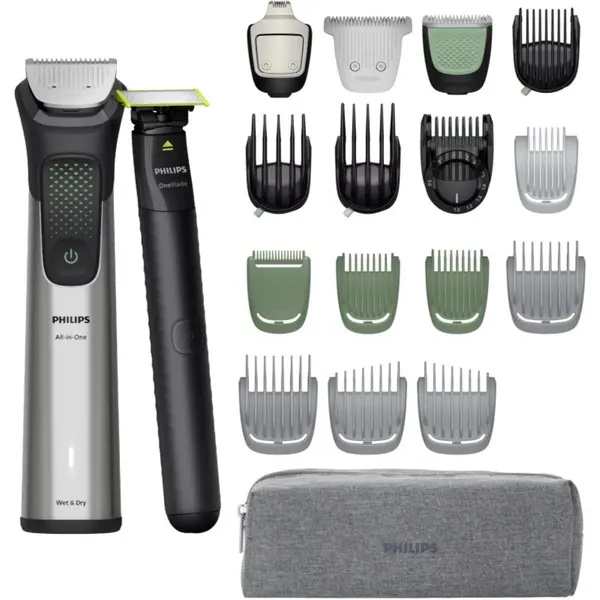 Philips Philips Series 9000 MG9557/15 večnamenski strojček za striženje + Philips One Blade Face 1 kos