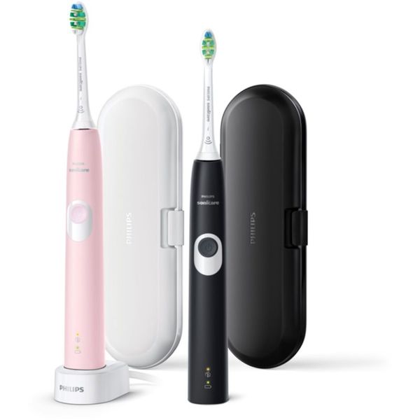 Philips Philips Sonicare 4300 HX6800/35 sonična električna zobna ščetka, 2 telesisonična električna zobna ščetka, 2 telesi Black and Pink 1 kos