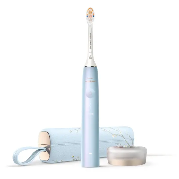 Philips Philips Sonicare 9900 DiamondClean Prestige Limited Edition HX9997/32 sonična električna zobna ščetka z aplikacijo Baby Blue 1 kos