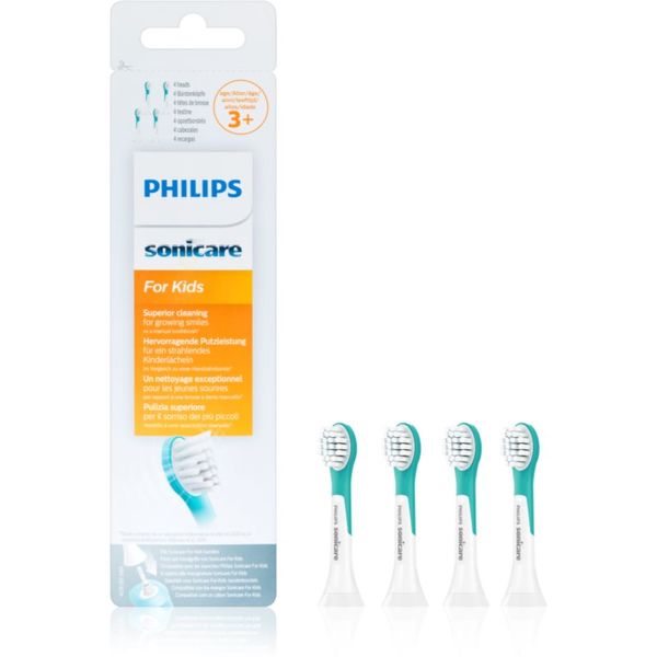 Philips Philips Sonicare For Kids 3+ Compact HX6034/33 nadomestne glave za zobno ščetko HX6034/33 4 kos