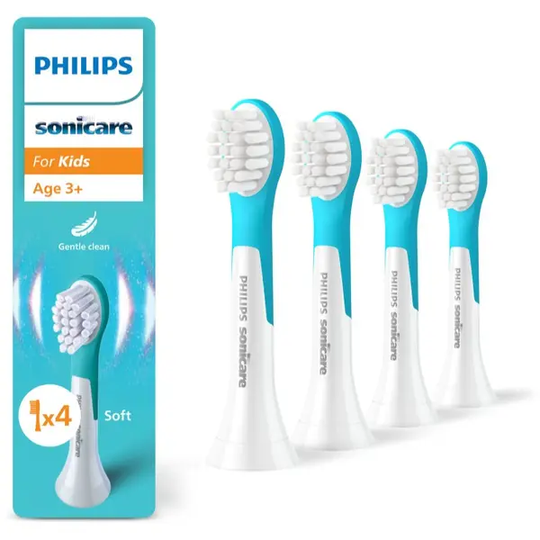 Philips Philips Sonicare For Kids Mini 3+ HX6034/90 nadomestne glave za zobno ščetko za otroke 4 kos