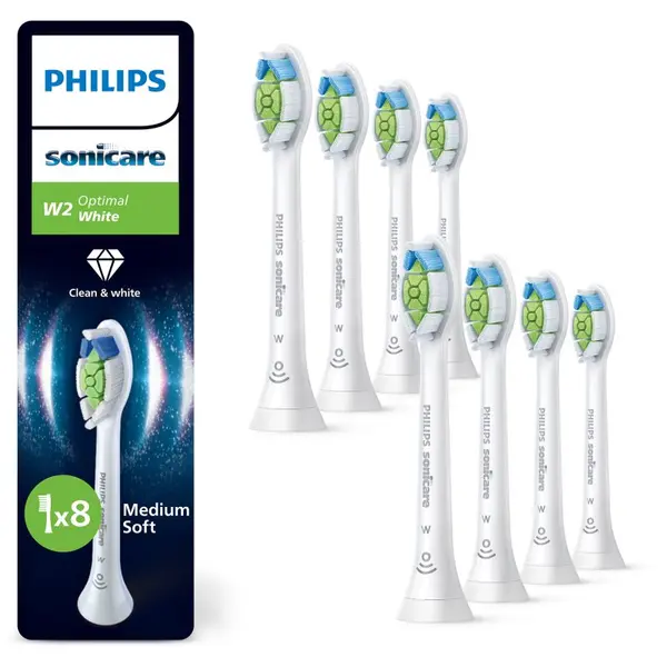 Philips Philips Sonicare Optimal White HX6068/87 nadomestne glave za zobno ščetko 8 kos