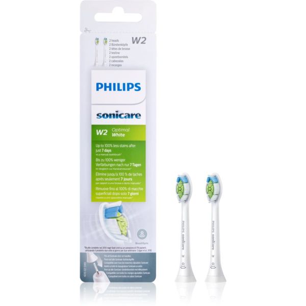 Philips Philips Sonicare Optimal White Standard HX6062/10 nadomestne glave za zobno ščetko White 2 kos