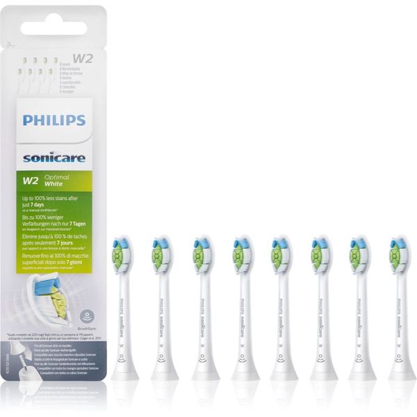 Philips Philips Sonicare Optimal White Standard HX6068/12 nadomestne glave za zobno ščetko 8 kos