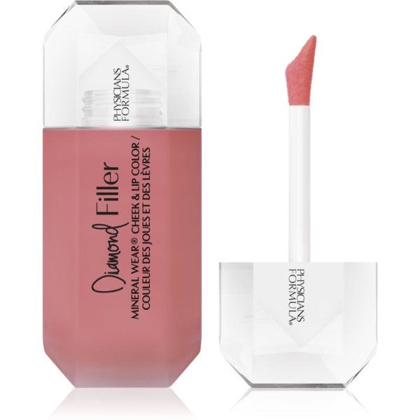 Physicians Formula Physicians Formula Mineral Wear® Diamond Filler šminka za ustnice in lička odtenek Radiant Pink 7,3 ml