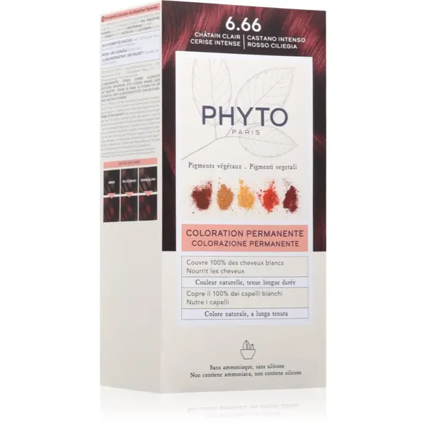 Phyto Phyto Color barva za lase brez amoniaka odtenek 6.66 1 kos