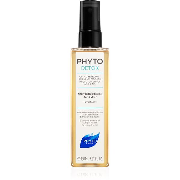 Phyto Phyto Detox osvežilna meglica za lase, izpostavljene onesnaženemu ozračju 150 ml