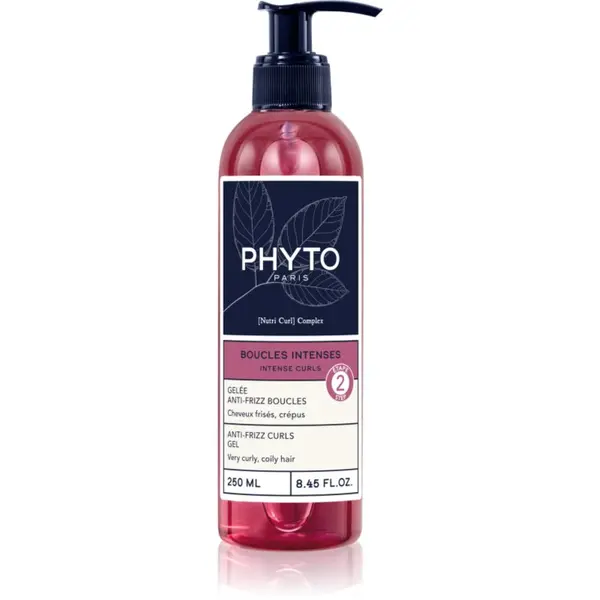 Phyto Phyto Intense Curls Anti-Frizz Curls Gel fiksacijski gel za valovite in kodraste lase 250 ml