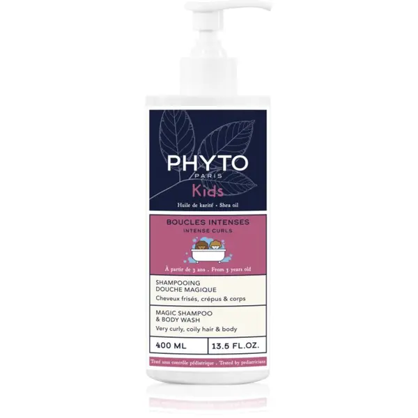 Phyto Phyto Kids Intense Curls Magic Shampoo & Body Wash šampon in gel za prhanje za otroke 400 ml