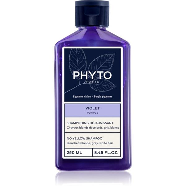 Phyto Phyto Purple No Yellow Shampoo šampon za toniranje za blond lase in lase s prameni 250 ml
