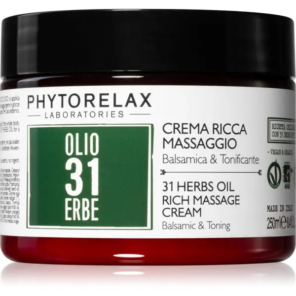 Phytorelax Laboratories Phytorelax Laboratories 31 Herbs masažna krema 250 ml