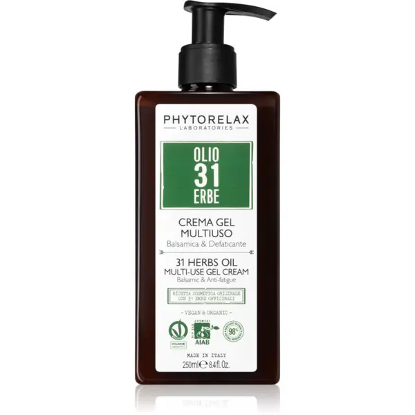 Phytorelax Laboratories Phytorelax Laboratories 31 Herbs osvežilna gelasta krema za telo in noge 250 ml
