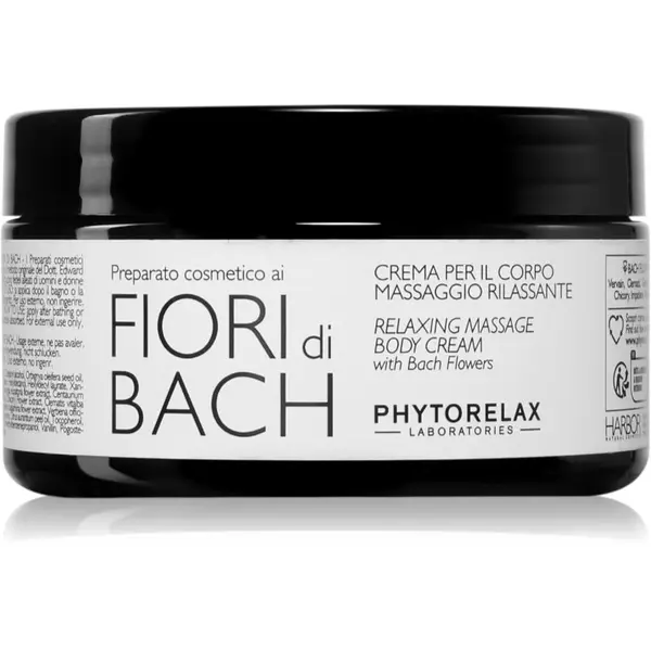 Phytorelax Laboratories Phytorelax Laboratories Fiori di Bach hranilna krema za telo za sproščanje 300 ml