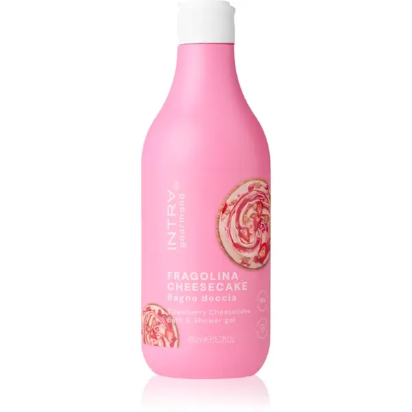 Phytorelax Laboratories Phytorelax Laboratories Intra Gourmand Strawberry Cheesecake gel za prhanje in kopanje 450 ml