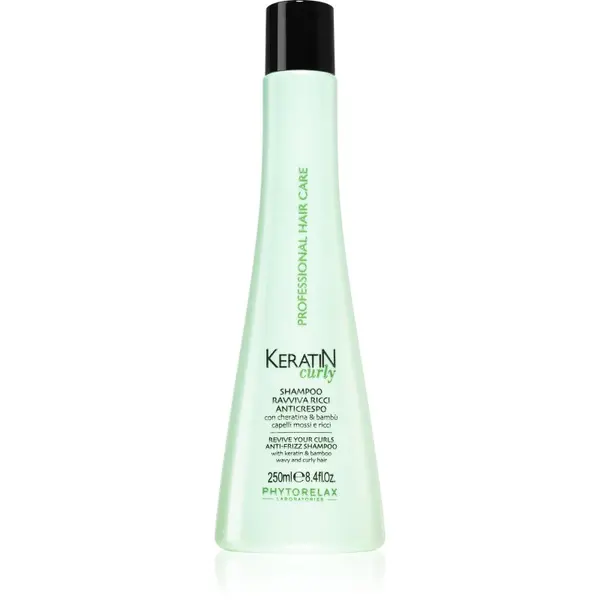 Phytorelax Laboratories Phytorelax Laboratories Keratin Curly šampon za kodraste in valovite lase proti krepastim lasem 250 ml