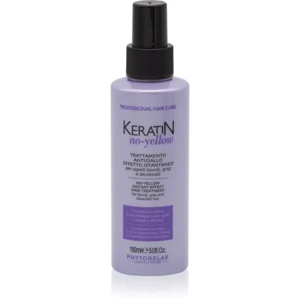 Phytorelax Laboratories Phytorelax Laboratories Keratin No-Yellow pršilo proti rumenim tonom 150 ml