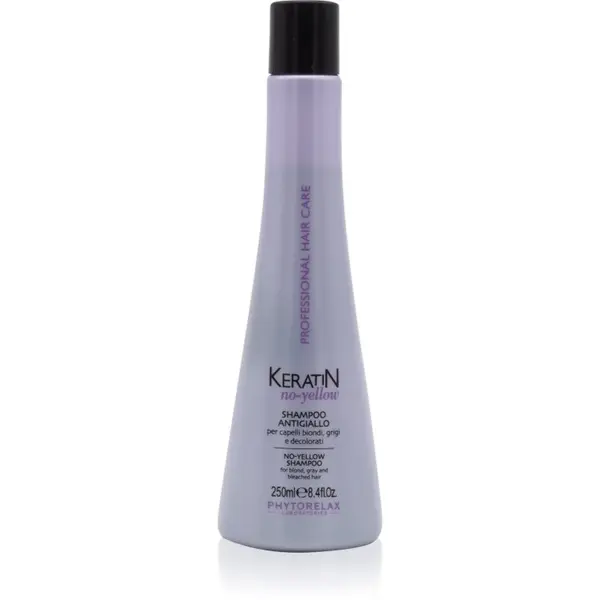 Phytorelax Laboratories Phytorelax Laboratories Keratin No-Yellow šampon za nevtralizacijo rumenih tonov 250 ml