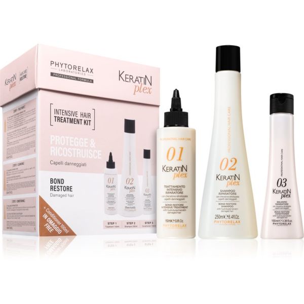 Phytorelax Laboratories Phytorelax Laboratories Keratin Plex darilni set za krepitev las