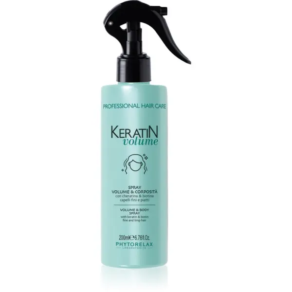 Phytorelax Laboratories Phytorelax Laboratories Keratin Volume pršilo za volumen tankih las s keratinom 200 ml
