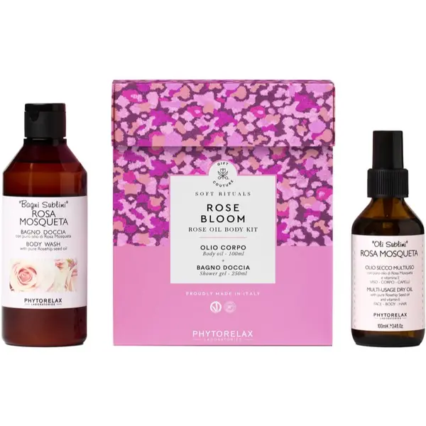 Phytorelax Laboratories Phytorelax Laboratories Soft Rituals Rose Bloom darilni set za telo