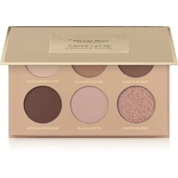 Pierre René Pierre René Mocha Mousse paleta senčil za oči odtenek Caffe Latte 6x1.3 g