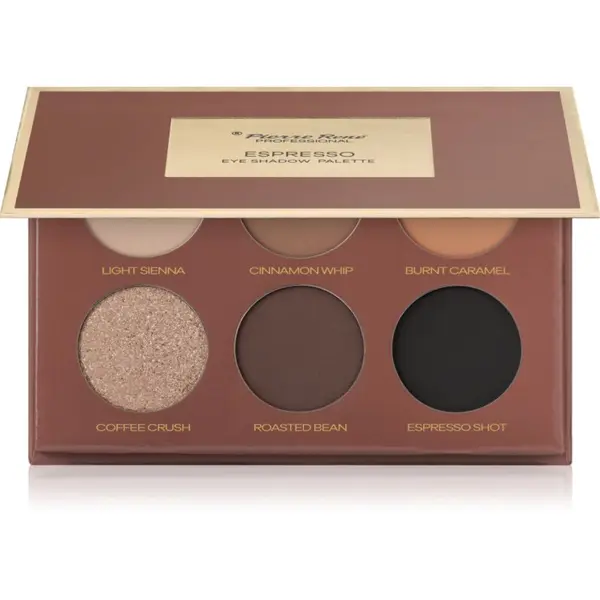 Pierre René Pierre René Mocha Mousse paleta senčil za oči odtenek Espresso 6x1.3 g