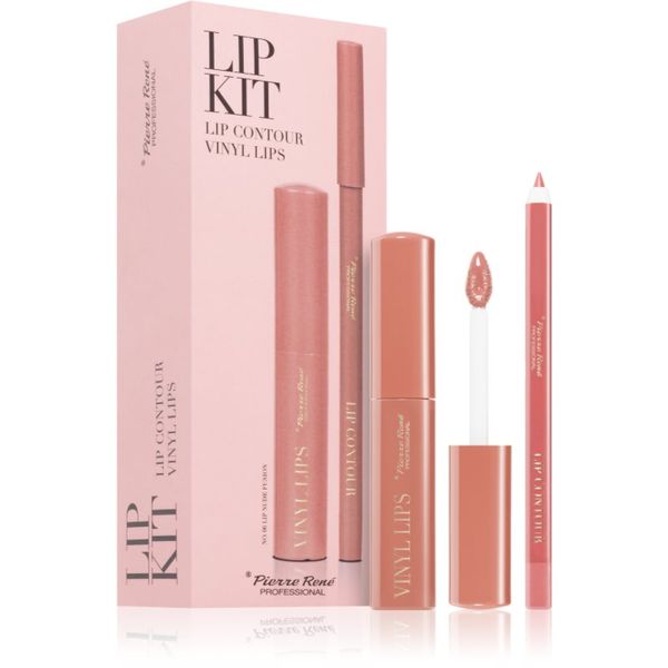 Pierre René Pierre René Professional Lip Kit darilni set za ustnice 06 Nude Fusion 2 kos