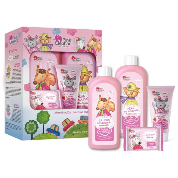 Pink Elephant Pink Elephant Girls darilni set Mouse Mia za otroke