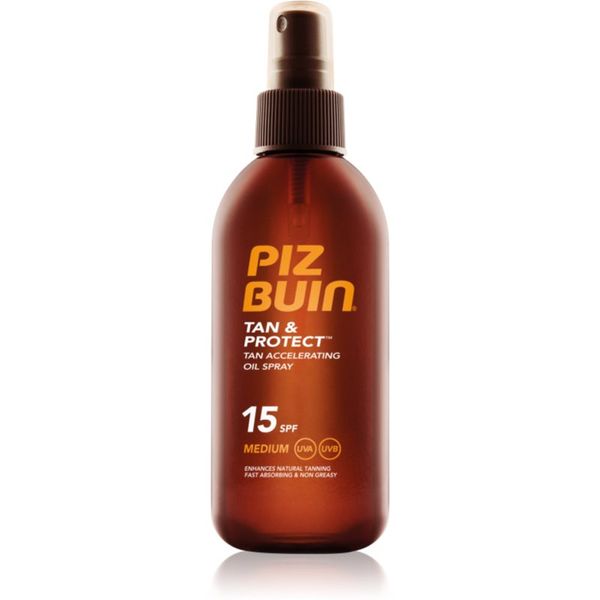 Piz Buin Piz Buin Tan & Protect zaščitno olje za pospešitev porjavelosti SPF 15 150 ml