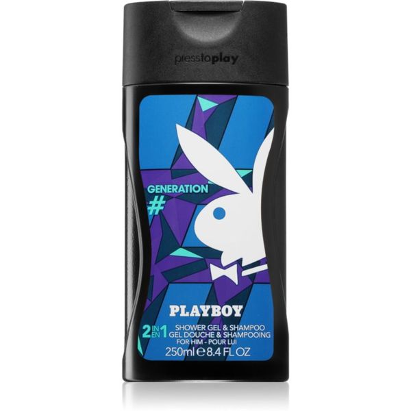 Playboy Playboy Generation gel za prhanje 2 v 1 za moške 250 ml