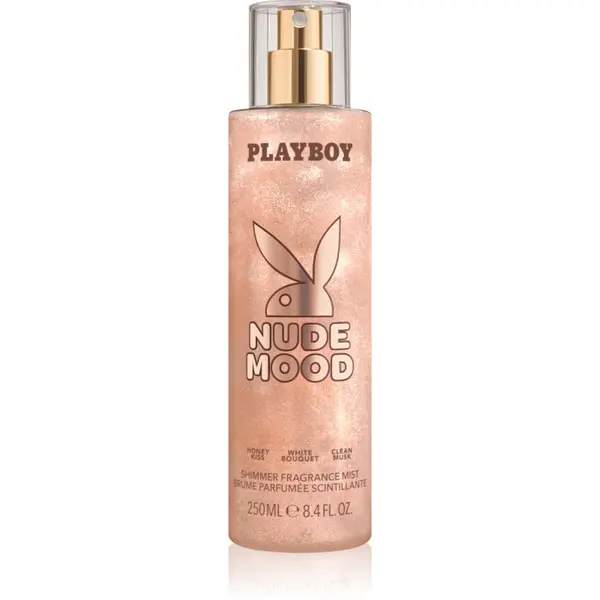Playboy Playboy Nude Mood pršilo za telo z bleščicami za ženske 250 ml