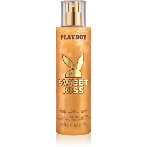 Playboy Playboy Sweet Kiss pršilo za telo z bleščicami za ženske 250 ml