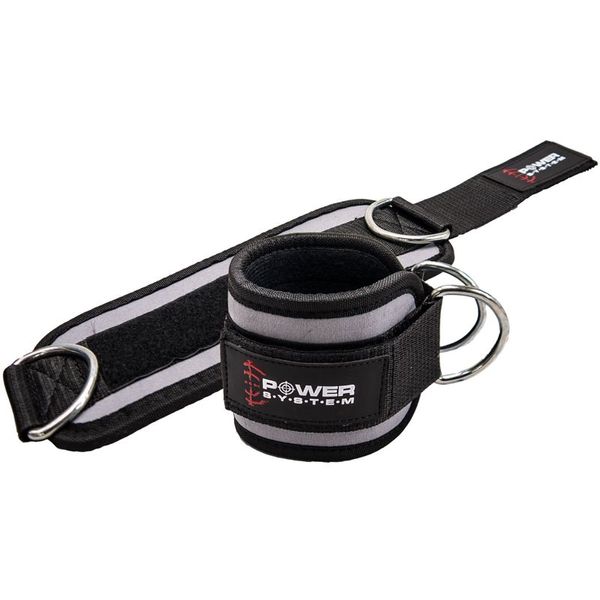 Power System Power System Ankle Straps Gym trak za gleženj barva Grey 2 kos