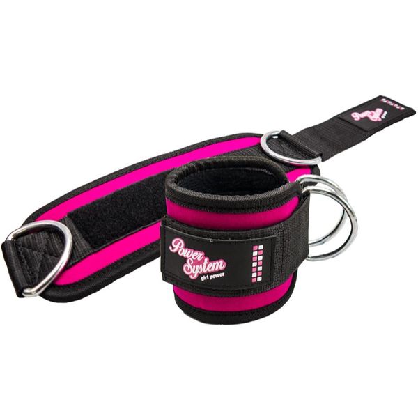 Power System Power System Ankle Straps Gym trak za gleženj barva Pink 2 kos