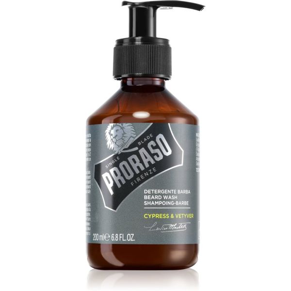 Proraso Proraso Cypress & Vetyver šampon za brado 200 ml