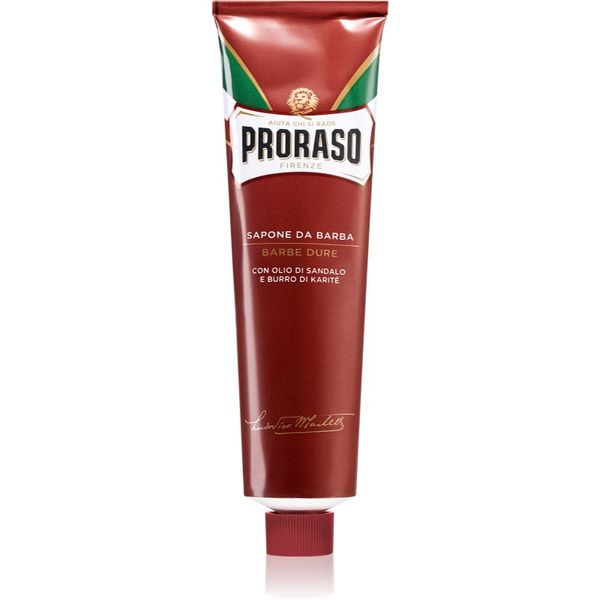 Proraso Proraso Red milo za britje za trdo brado v tubici 150 ml