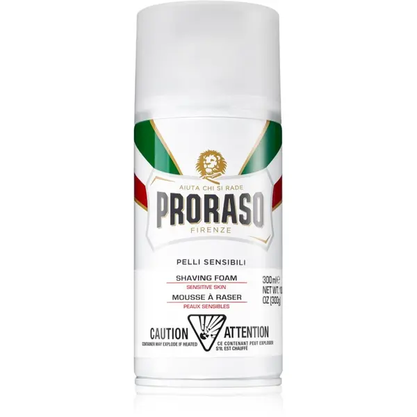 Proraso Proraso Sensitive Skin pena za britje za občutljivo kožo 300 ml
