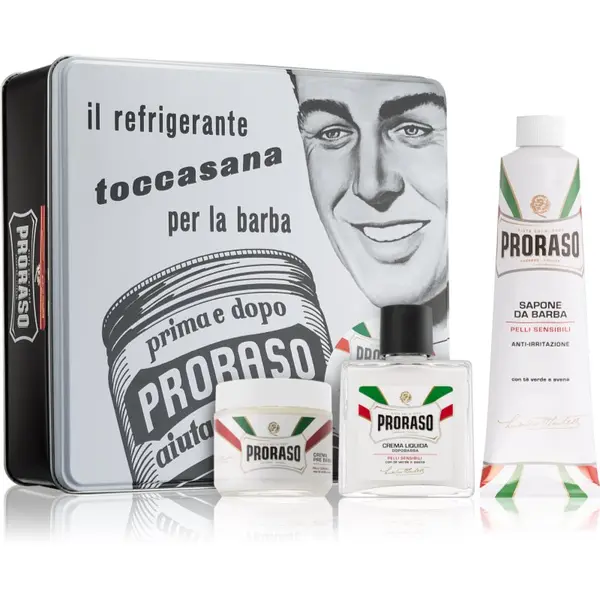 Proraso Proraso Sensitive Skin set za britje za moške