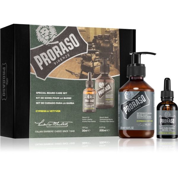 Proraso Proraso Set Beard Original darilni set Cypress and Vetyver(za brado) za moške