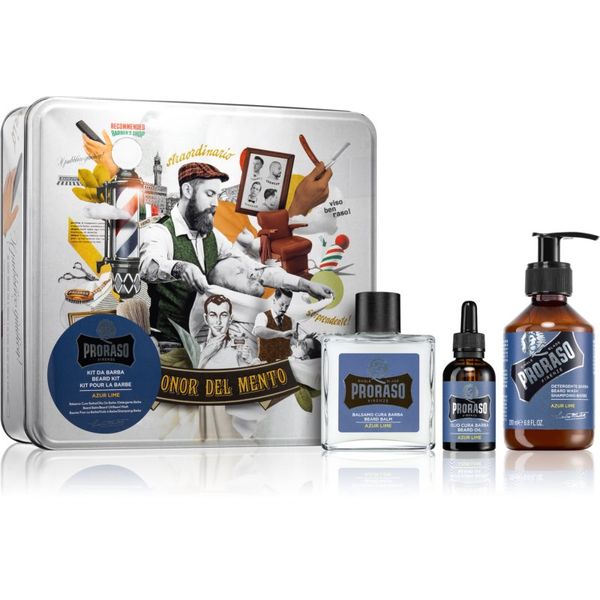 Proraso Proraso Set Beard Routine set Azur Lime(za brado)