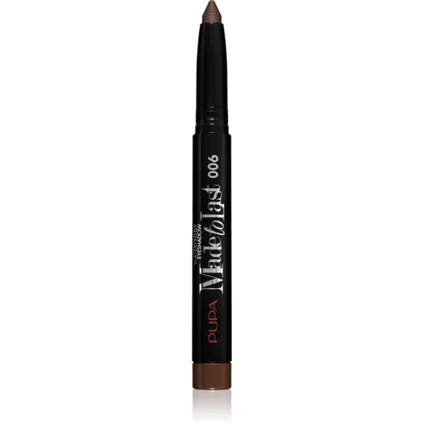 PUPA Milano PUPA Milano Made to Last dolgoobstojna senčila za oči v svinčniku vodoodporno odtenek 006 Bronze Brown 1.4 g