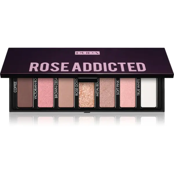 PUPA Milano PUPA Milano Make-up Stories Compact Eyeshadow Palette paleta senčil za oči odtenek Rose Addicted 13.3 g