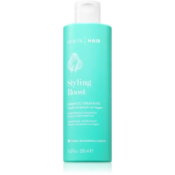 PUPA Milano PUPA Milano Styling Boost Shampoo Idratante lahki vlažilni šampon proti krepastim lasem 250 ml