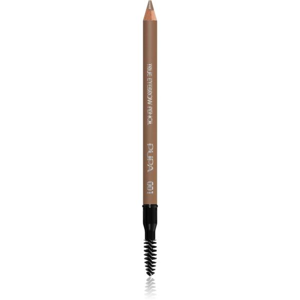 Pupa Pupa True Eyebrow svinčnik za obrvi odtenek 001 Blonde 1,08 g