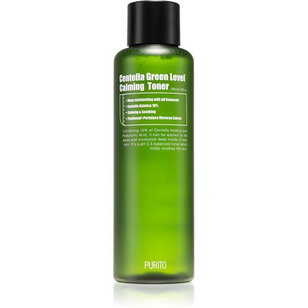 Purito Purito Centella Green Level vlažilni tonik za pomiritev in okrepitev občutljive kože 200 ml